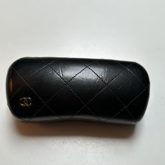 CHANEL vintage Tortoise Quilted CC Reader Frames+Quilted...